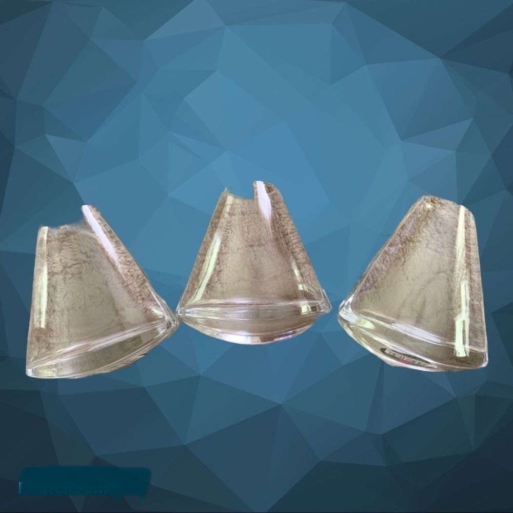 *SALE* NEW Beautiful Lot of 3 Crystal Vases
